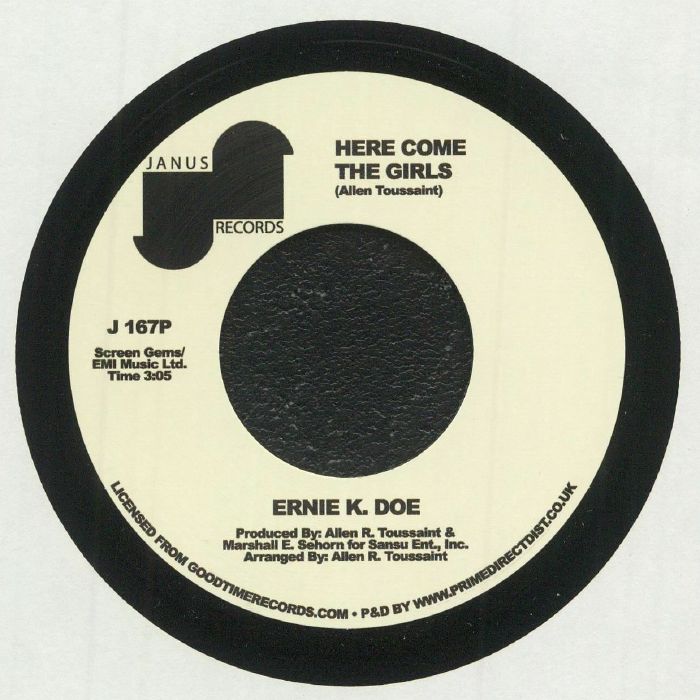 Ernie K Doe Here Come The Girls (Record Store Day RSD 2021)