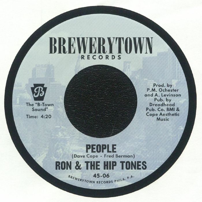 Ron and The Hip Tones – People vinyl cover