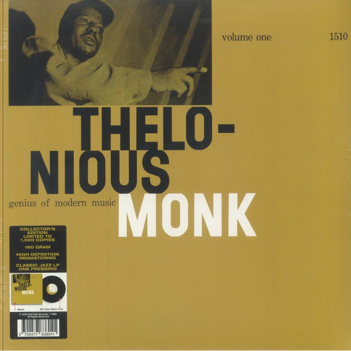 Thelonious Monk Genius Of Modern Music Volume One