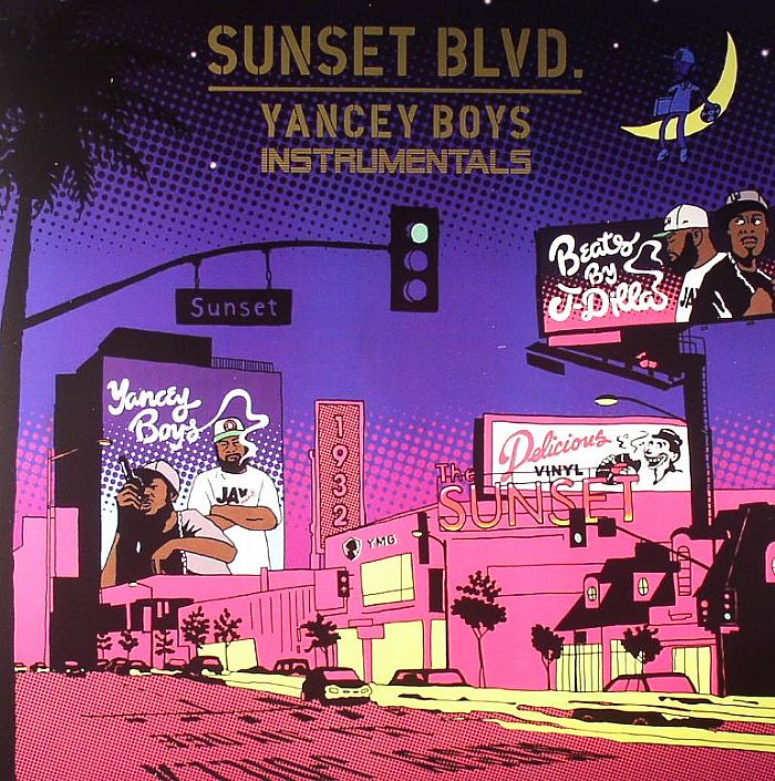 Yancey Boys | J Dilla | Frank Nitt – Sunset Blvd: Instrumentals vinyl cover