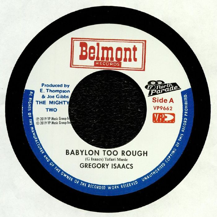 Gregory Isaacs | The Mighty Two – Babylon Too Rough vinyl cover