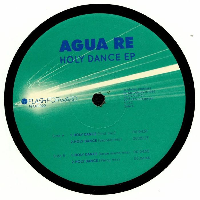 Agua Re – Holy Dance EP vinyl cover