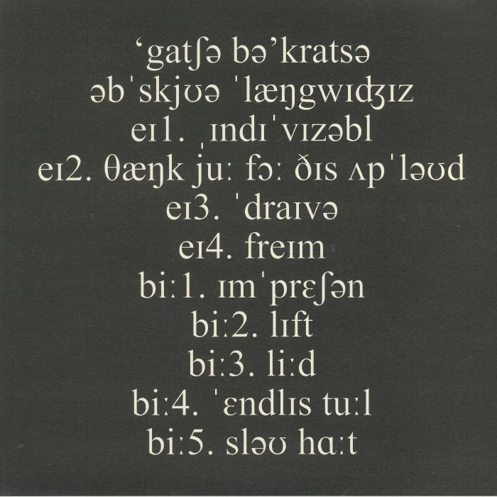 Gacha Bakradze Obscure Languages