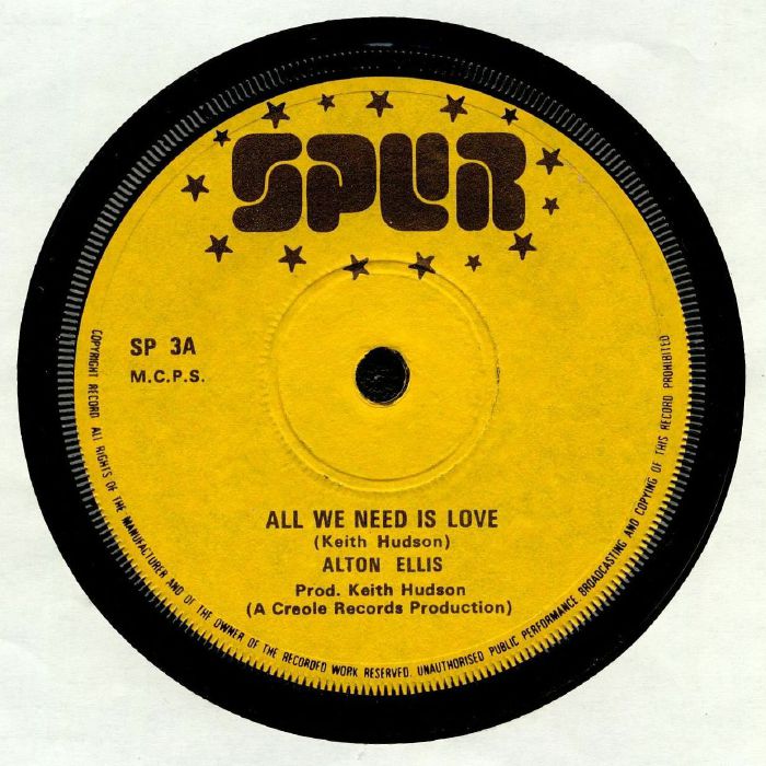 Alton Ellis | Keith Hudson All We Need Is Love (warehouse find, slight sleeve wear)