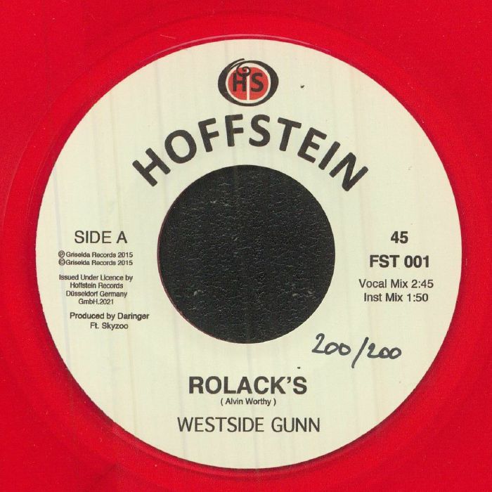 Westside Gunn – Rolacks vinyl cover