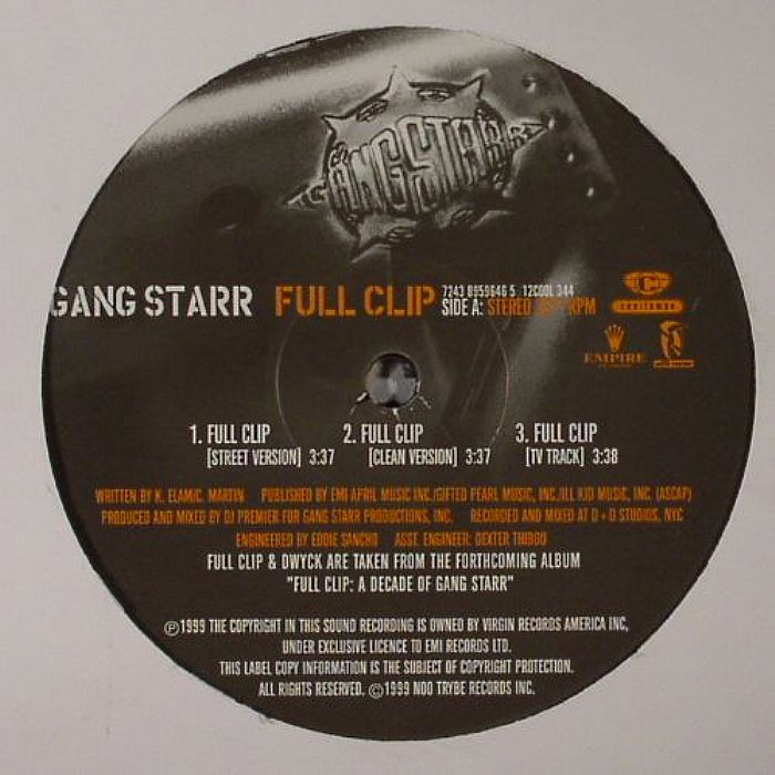 Gang Starr Full Clip (warehouse find)
