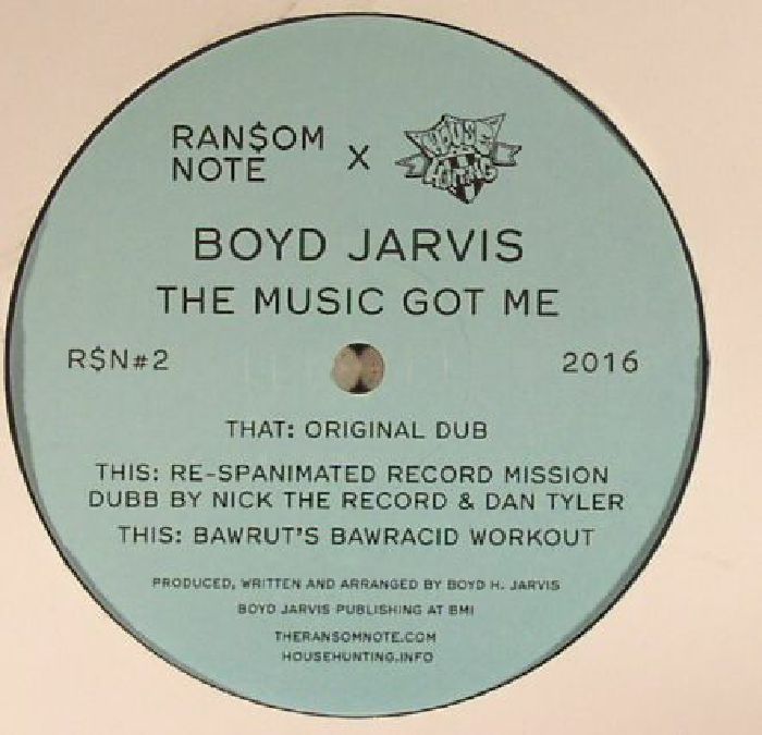 Boyd Jarvis – The Music Got Me (remastered) vinyl cover
