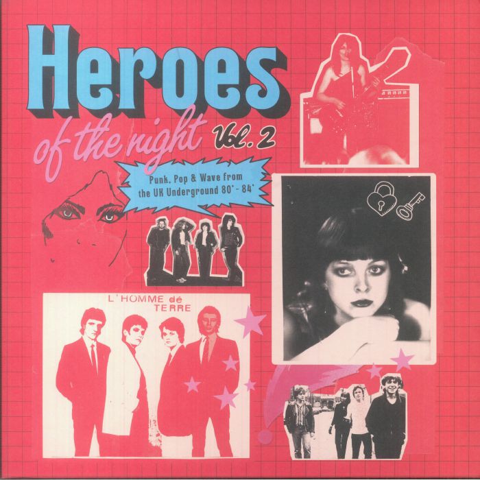 Various Artists Heroes Of The Night Vol 2: Punk Pop and Wave From The UK Underground 1980 1984
