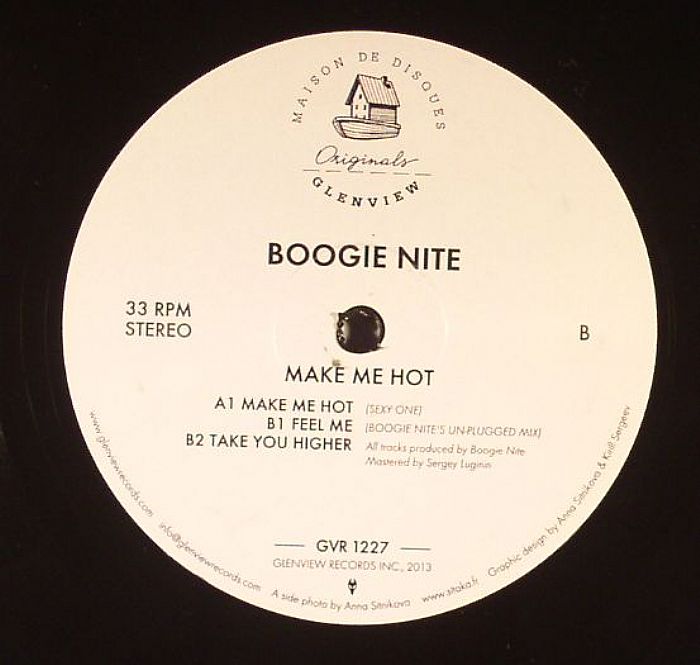 Boogie Nite – Make Me Hot (remixes) vinyl cover