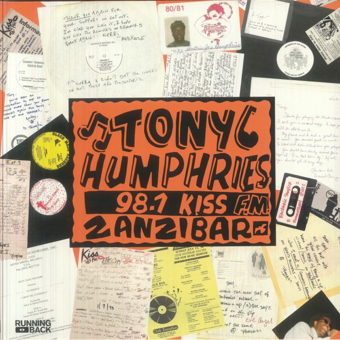 Tony Humphries – Running Back Mastermix: Kiss FM Zanzibar Years Part 2 vinyl cover