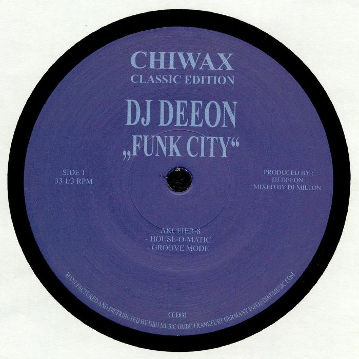 DJ Deeon – Funk City vinyl cover
