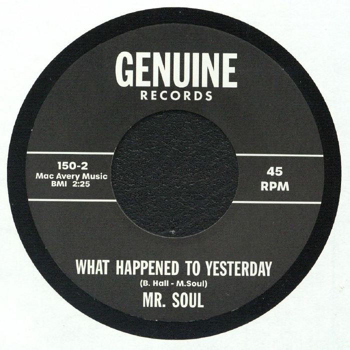 Mr Soul – What Happened To Yesterday vinyl cover