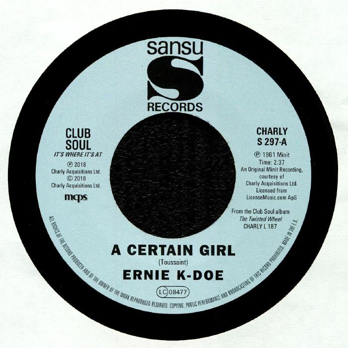 Ernie K Doe A Certain Girl