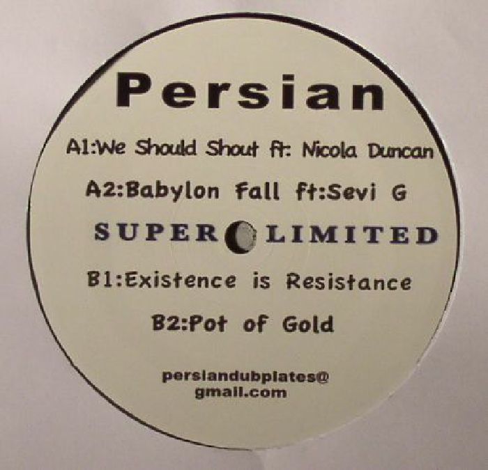 Persian – We Should Shout vinyl cover