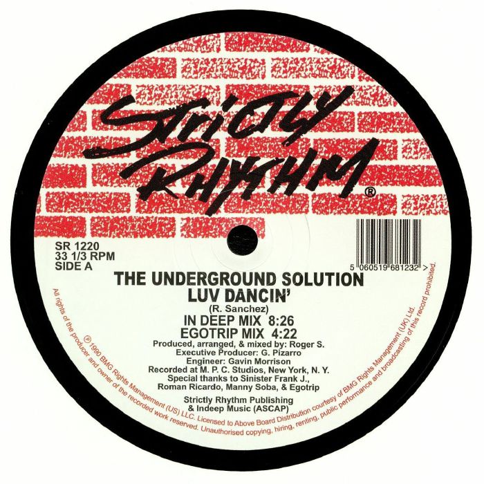The Underground Solution Luv Dancin (reissue)