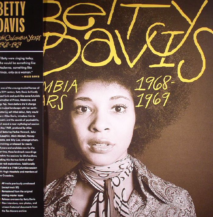 Betty Davis – The Columbia Years 1968 1969 vinyl cover