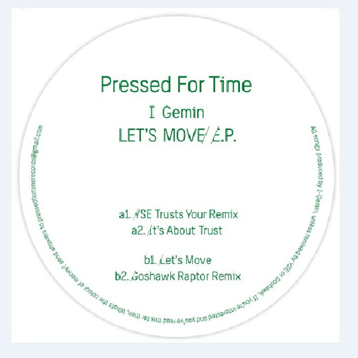 I Gemin Lets Move EP (feat YSE and Goshawk remixes)