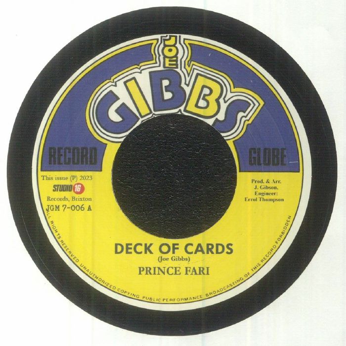 Prince Far I Deck Of Cards