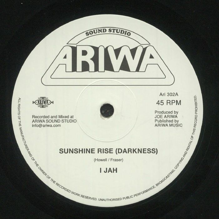I Jah | Joe Ariwa Sunshine Rise (Darkness)