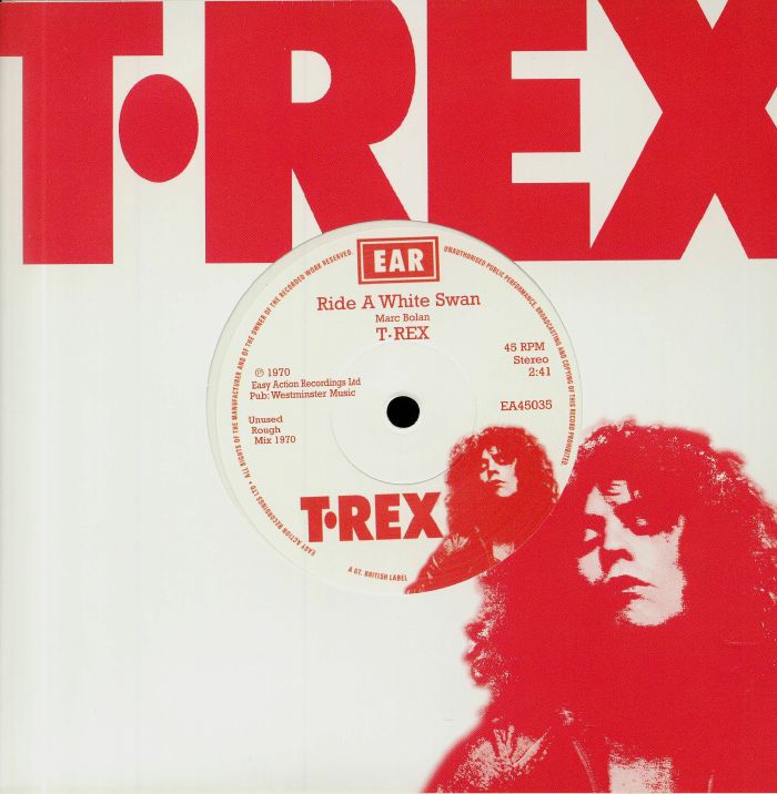 T Rex – Ride A White Swan vinyl cover
