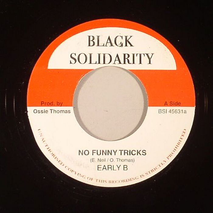 Early B – No Funny Tricks (Shinehead Billy Jean Riddim) vinyl cover