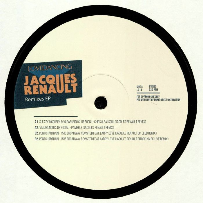 Vagabundo Club Social | Sleazy Mcqueen | Pontchartrain Jacques Renault Remixes EP