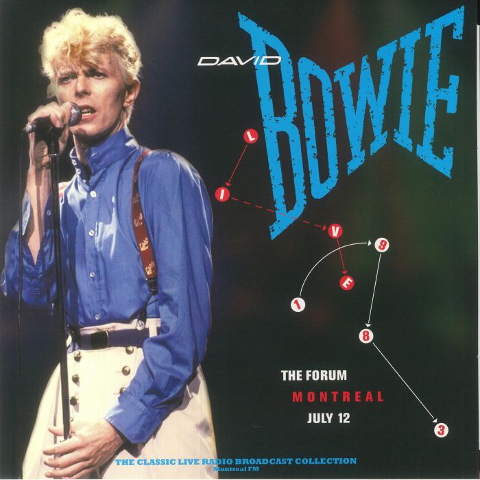 David Bowie – Live At The Forum In Montreal 12th July 1983 vinyl cover