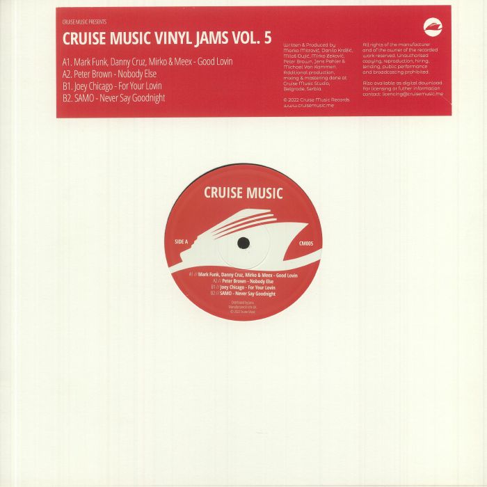 Mark Funk | Danny Cruz | Mirko and Meex | Peter Brown | Joey Chicago | Samo Cruise Music Vinyl Jams Vol 5