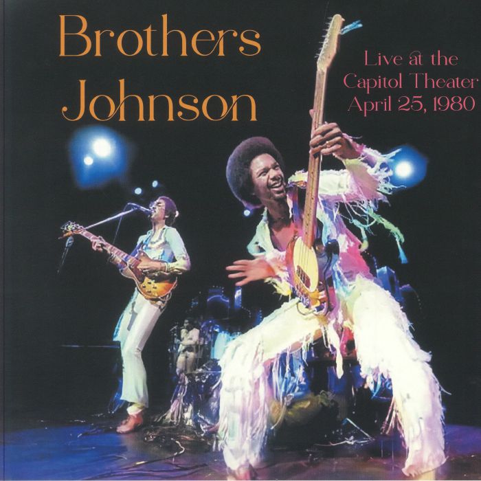 The Brothers Johnson – Live At The Capitol Theater April 25 1980 vinyl cover
