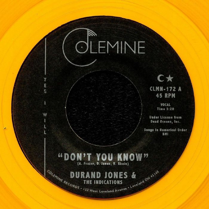 Durand Jones and The Indications – Dont You Know vinyl cover