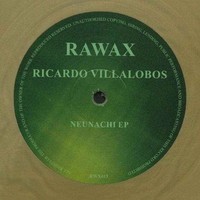 Ricardo Villalobos – Neunachi EP vinyl cover