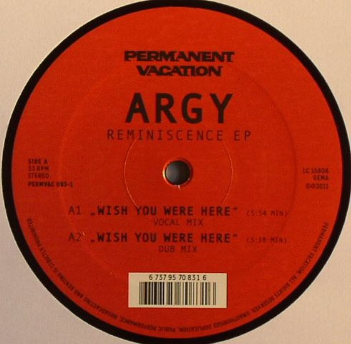 Argy Reminiscence EP