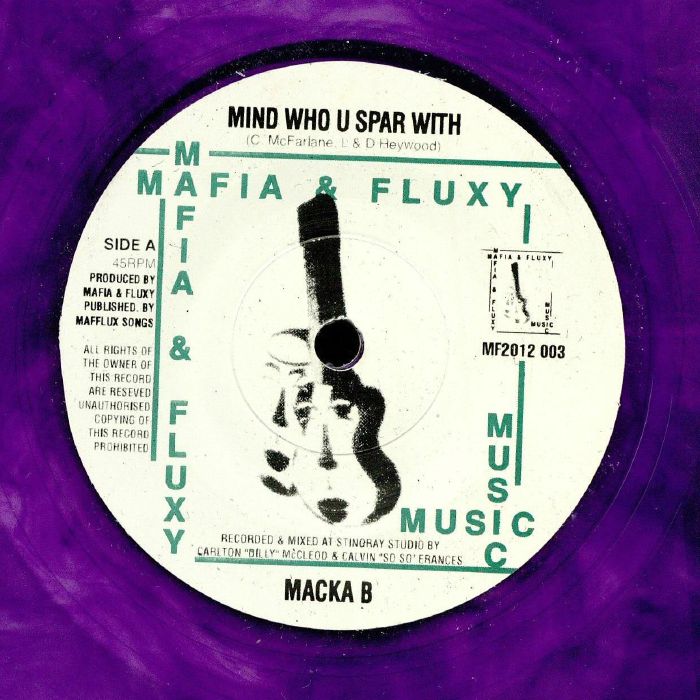Macka B | Starkey Banton – Mind Who You Spar With (Bun and Cheese Riddim) vinyl cover