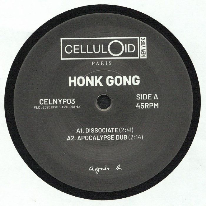 Honk Gong – Dissociate vinyl cover