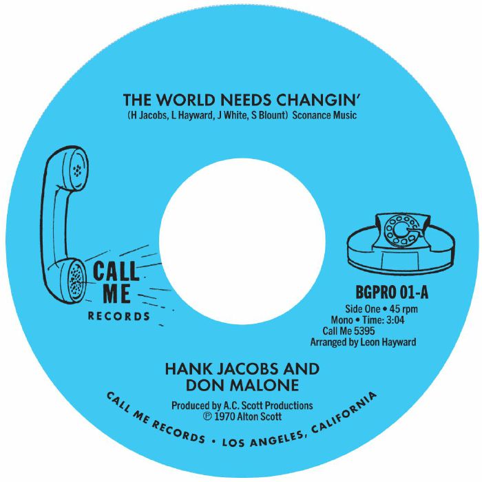 Hank Jacobs | Don Malone | The Tkos The World Needs Changin