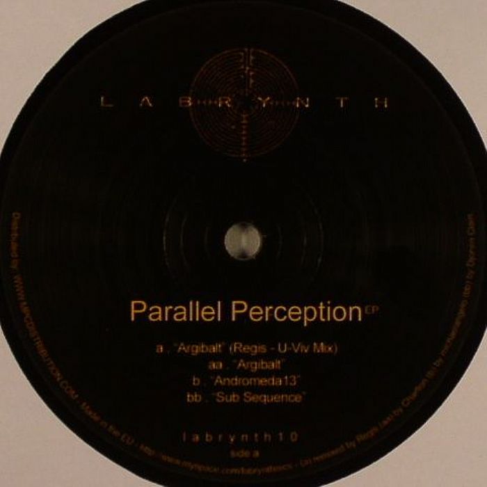 Regis | Charlton | Michaelangelo | Djorvin Clain – Parallel Perception EP vinyl cover
