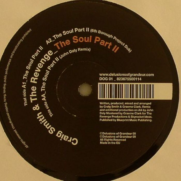 Craig Smith | The Revenge – The Soul Part II vinyl cover