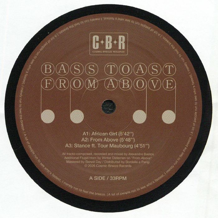 Bass Toast – From Above EP vinyl cover