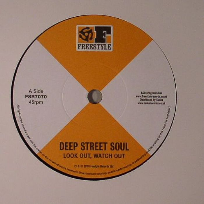 Deep Street Soul – Look Out Watch Out vinyl cover