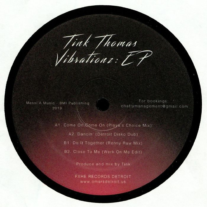 Tink Thomas Vibrationz EP
