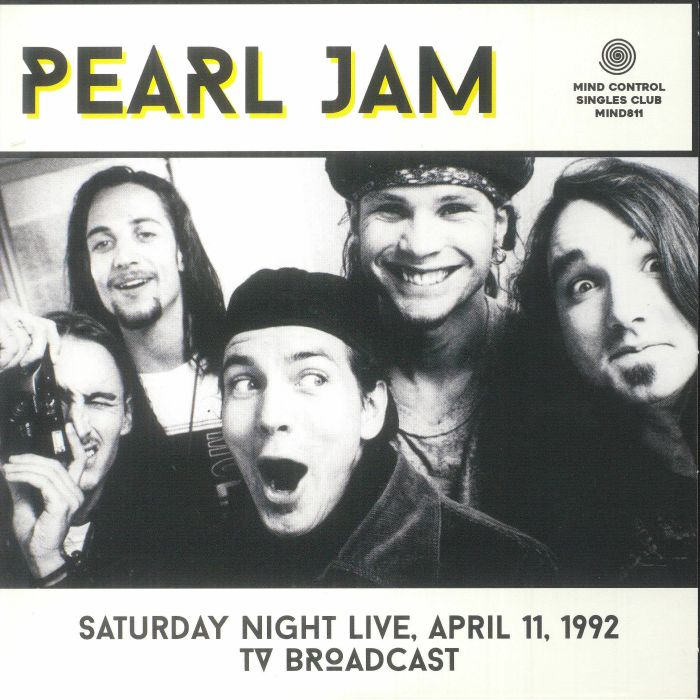 Pearl Jam Saturday Night Live April 11 1992 TV Broadcast