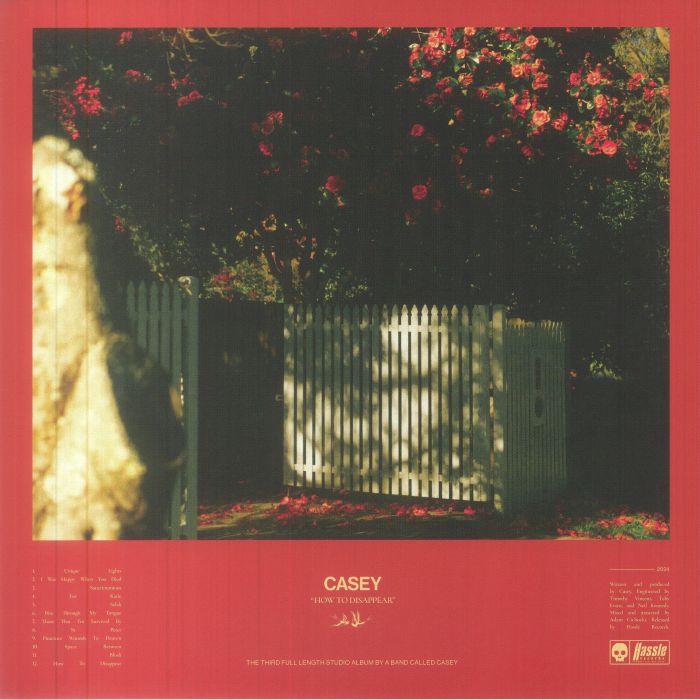 Casey – How To Disappear vinyl cover