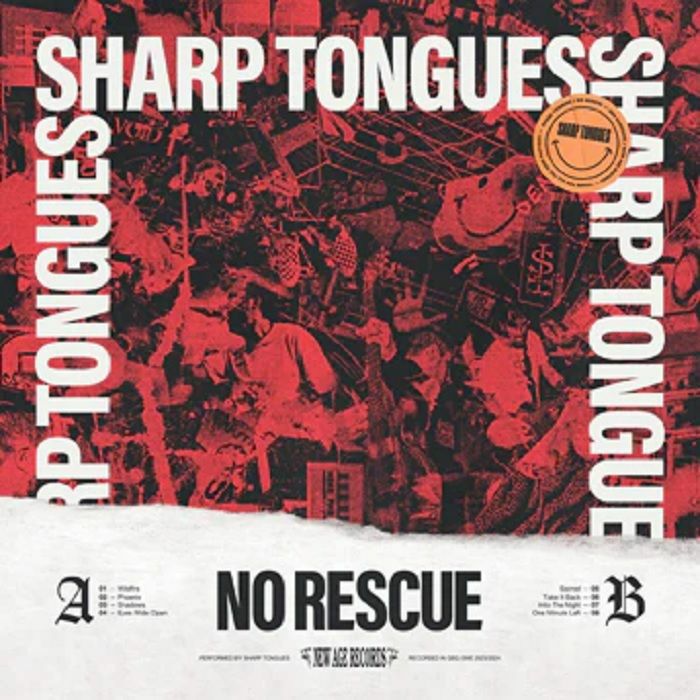 Sharp Tongues – No Rescue vinyl cover