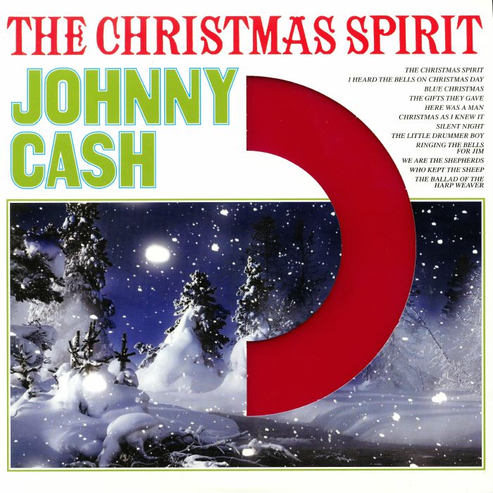 Johnny Cash – The Christmas Spirit vinyl cover