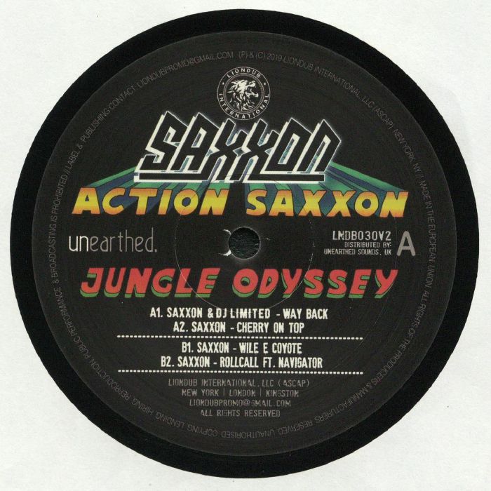 Saxxon | DJ Limited Action Saxxon: Jungle Odyssey EP 2