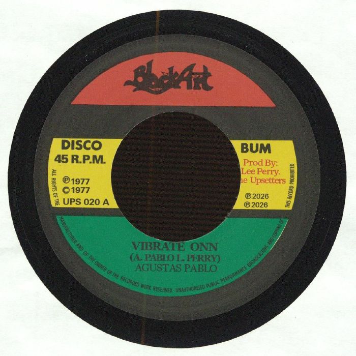 Augustus Pablo | Upsetters – Vibrate Onn vinyl cover