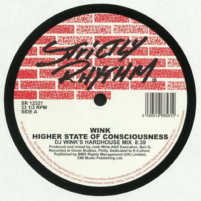 Wink Higher State Of Consciousness (reissue)