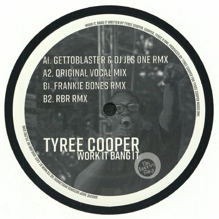 Tyree Cooper – Work It Bang It vinyl cover