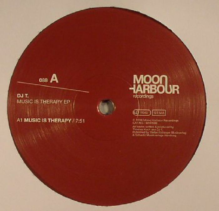 DJ T – Music Is Therapy EP vinyl cover