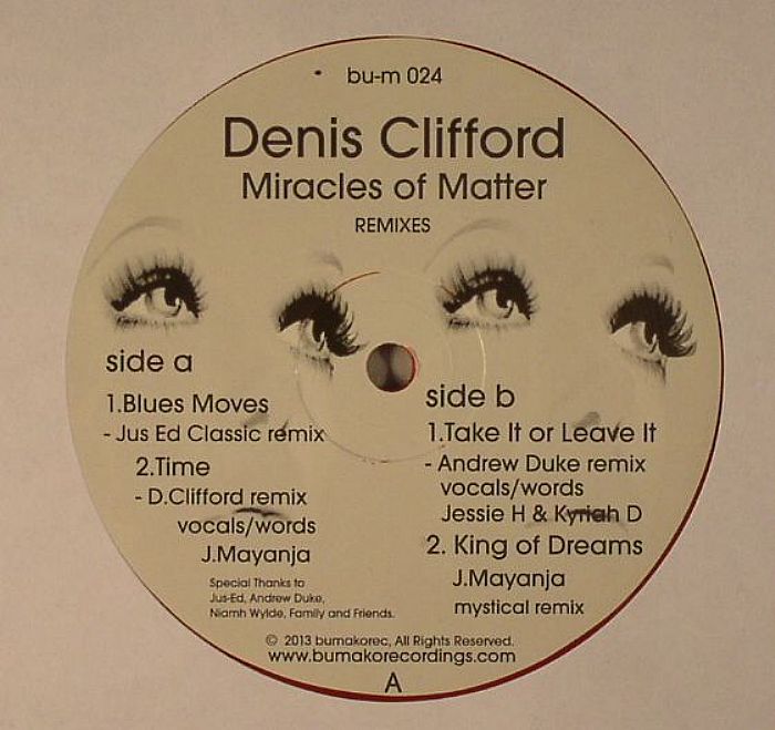 Denis Clifford Miracles Of Matter (remixes)